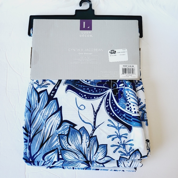 Shower Curtain Cynthia Jacobean - Picture 7 of 9